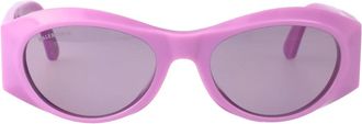 Balenciaga Stijlvolle zonnebril Bb 0396Sk - Dames - Zonnebrillen - Paars - 55 MM - Accessoires