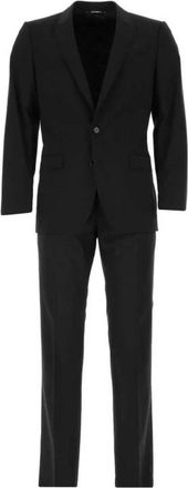 Dolce & Gabbana Klassieke Abito Herenpak - Heren - Business pakken - Zwart - L - Kostuums