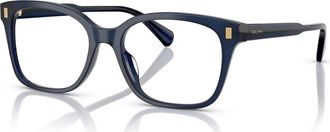 Ralph Lauren 55mm Rectangle optical glasses in Blue at Nordstrom