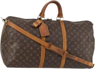 Louis Vuitton Pre-owned Weekend Bags, female, Brown, Size: ONE SIZE Pre-owned Weekend Bag
