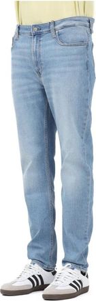 Calvin Klein Jeans Slim Tapered Jeans - Heren - Slim Fit Jeans - Blauw - W34 - Katoen - Jeans