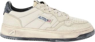 Autry White Low-Top Sneakers