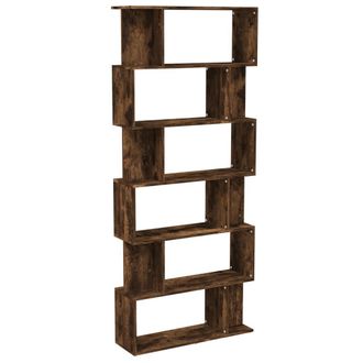 vidaXL Estanter&iacute;a/biombo Madera Aglomerada Roble Ahumado 80x24x192 Cm Vidaxl
