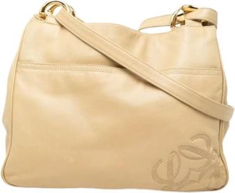 Loewe Pre-owned Shoulder Bags, female, Beige, Size: ONE SIZE Pre-owned Shoulder Bag