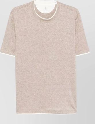 Brunello Cucinelli linen blend t-shirt