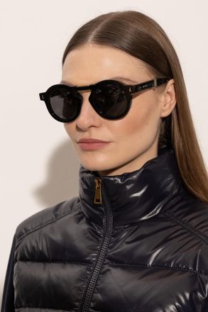 Moncler Foldable Sunglasses Glisse, Unisex, Black