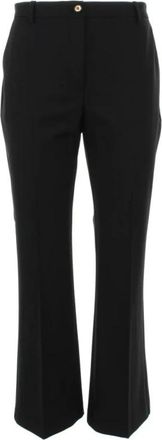 Pinko Pinko, Dames, Broeken, Zwart, Maat: 2XS Viscose