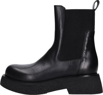 Strategia Beatles Enkellaarsjes - Dames - Chelseaboots - Zwart - 36 EU - Leer - Schoenen