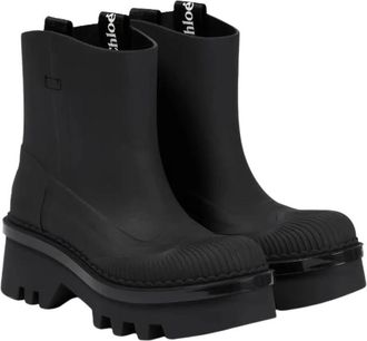 Chlo&eacute; Raina Rubber Regenlaarzen - Dames - Regenlaarzen - Zwart - 36 EU - Schoenen