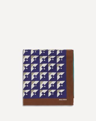 Miu Miu Geometric print Scarf Female UNI