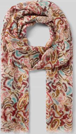 Fraas Schal mit Fransen-Abschl&uuml;ssen in Rosa, Gr&ouml;&szlig;e 1