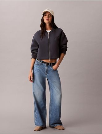 Calvin Klein Jeans Calvin Klein Womens Low Rise Baggy Jeans - Blue - 26W x RL