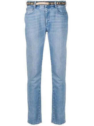 Stella McCartney Boyfriend slim-fit jeans - women - Cotton/Spandex/Elastane - 24 - Blue
