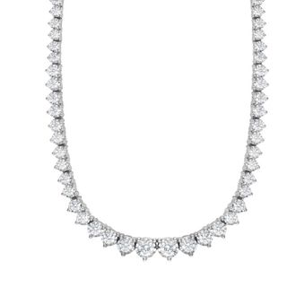 Grown Brilliance 14KT White Gold 3.00 Carat Lab Grown Diamond Necklace for Women
