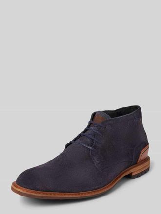 Floris Van Bommel Floris Van Bommel Schn&uuml;rschuhe mit Label-Detail in Marine, Gr&ouml;&szlig;e 44,5