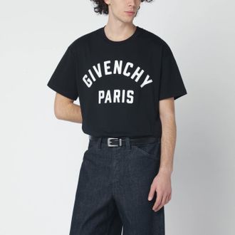 Givenchy Black short-sleeve logo T-shirt