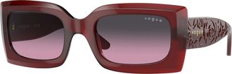 Vogue Eyewear VO5526S 309490 Womens Sunglasses Red Size 52