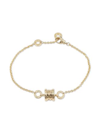 Bulgari engraved-logo bracelet - Gold