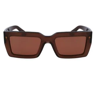 Ferragamo Salvatore Ferragamo Brown Rectangular Ladies Sunglasses SF1108S 232 54
