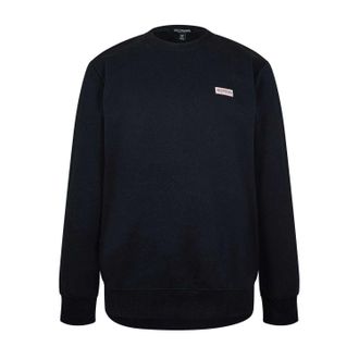 True Religion Heren-sweatshirt met logo en fleecevoering (Zwart)