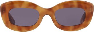 Garrett Leight DOLORES SUN Blue Smoke Cat Eye Ladies Sunglasses 2139 EMT/BS 48