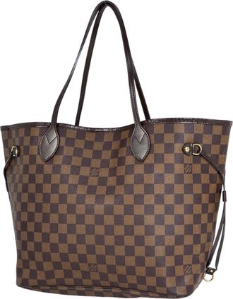 Louis Vuitton Brown Damier Canvas Shoulder Bag Tote Bag (Pre-Owned)