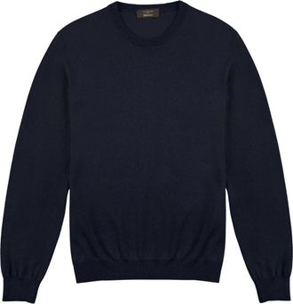 Zanone Giro Ronde Hals Breiwerk - Heren - Ronde hals truien - Blauw - XL - Truien & Vesten