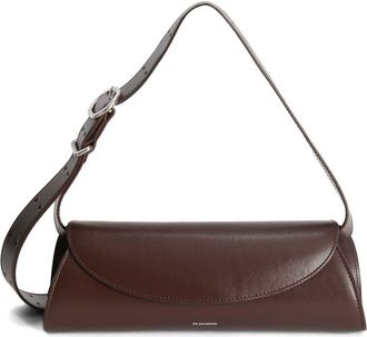 Jil Sander Cannolo Small Leather Shoulder Bag-Donna