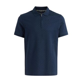 Barbour Polo Shirts, male, Blue, Size: XL Hockham Tailored Fit Polo