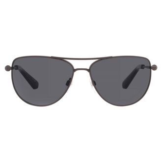 Burberry Dark Grey Pilot Ladies Sunglasses BE3149 131687 60