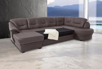 Sit&more Wohnlandschaft »Savoni U-Form« wahlweise mit Bettfunktion