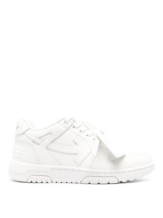 Off-white White panelled logo patch sneakers