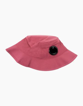 C.P. Company Mens Cp Company Chrome R Lens Bucket Hat Red Bud 577 - Size: XL