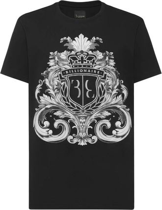 Billionaire Boys Club T-Shirt Ronde Hals Baroque - Heren - T-shirts - Zwart - L - Katoen - Tops