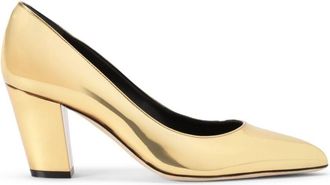 Giuseppe Zanotti Femiy 70Mm Metallic-Effect Pumps, Brand Size 35 ( US Size 5 )