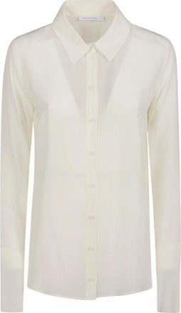 Patrizia Pepe Long Sleeve Shirt - Dames - Overhemden - Wit - S - Overhemden