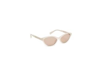 Quay Talk Nice Fashion Sunglasses Bone/Brown, Plastic/Polycarbonate