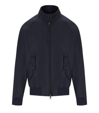 Baracuta Melton 69 Deep Blue Bomber Jacket