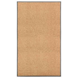vidaXL Felpudo Lavable Crema 90x150 Cm Vidaxl