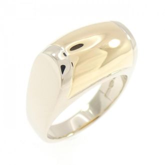 Bulgari White Gold Yellow Gold Yellow Gold (18K) White Gold (18K) Band Ring (Pre-Owned)