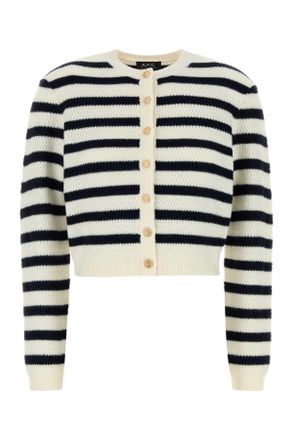 カーディガン A.P.C - A.P.C. scallop cotton knit cardigan. A.P.C. Cardigans for Women | Online Sale up to 50% off | Lyst