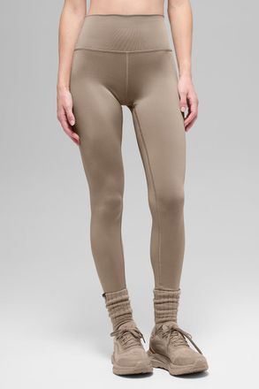 Alo | High-Waist Airlift Legging in Gravel Beige, Size: Medium