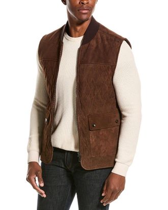 Isaia Suede Vest