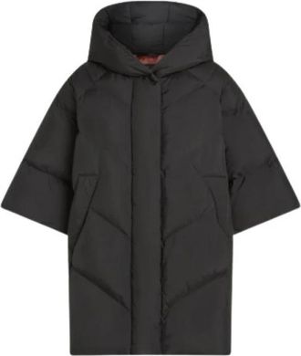 Creenstone Gewatteerde Down Cape - Dames - Parka Jassen - Grijs - L/Xl - Polyester - Jassen
