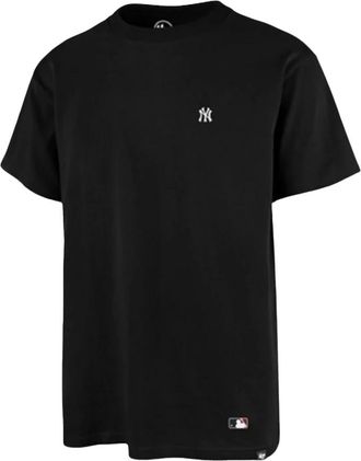 47 Brand New York Yankees Imprint Echo Tee - Heren - T-shirts - Zwart - 2XL - Katoen - Tops
