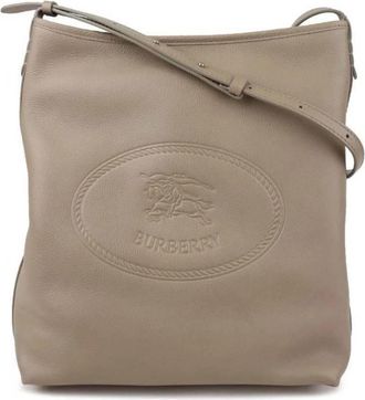 Burberry Small Highlands Leather Shoulder Bag