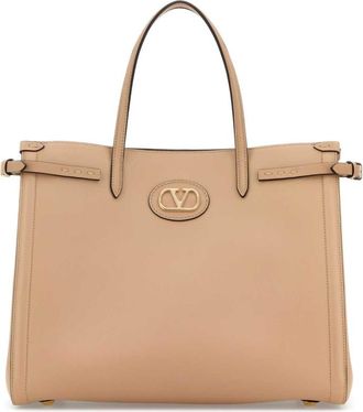 Valentino Garavani Beige Antibes Medium Tote
