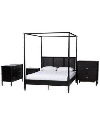 Baxton Studio Marisela 4Pc Bedroom Set