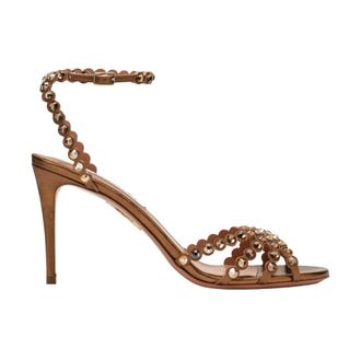 Aquazzura High Heel Sandals, female, Brown, Size: 9 US Tequila Sandal 85