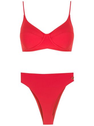 Brigitte Bikini due pezzi triangolare - Rosso